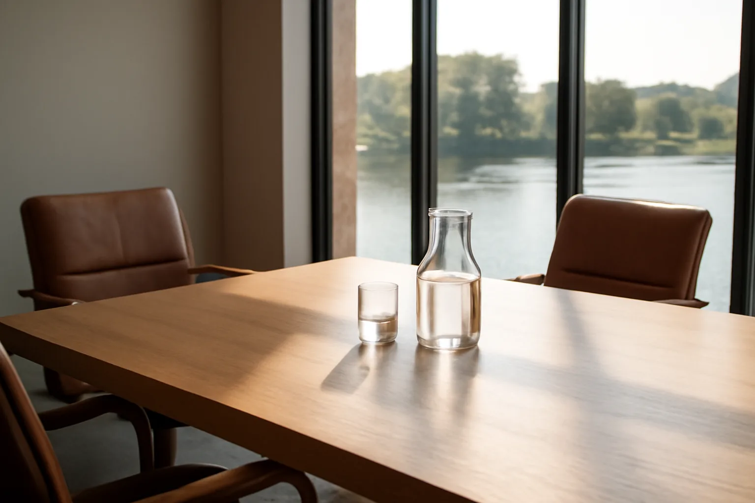 Quiet Wilmington conference room for Delaware arbitrator meetings